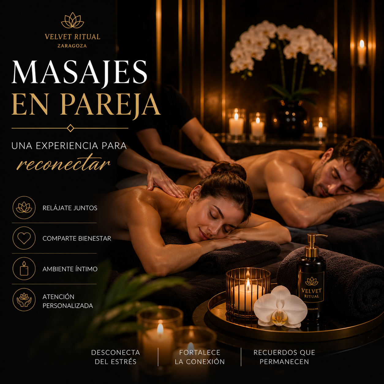 Masajes en pareja en Zaragoza: una experiencia para reconectar